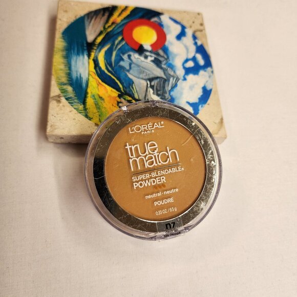 L'Oreal True Match Neutral Super-Blendable Powder - Classic Tan N7 - Picture 1 of 4